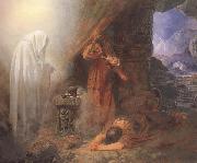 Edward Henry Corbould,RI,RWS, Saul and the Witch of Endor (mk46)